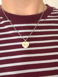 Image 4 of Dachshund heart necklace 