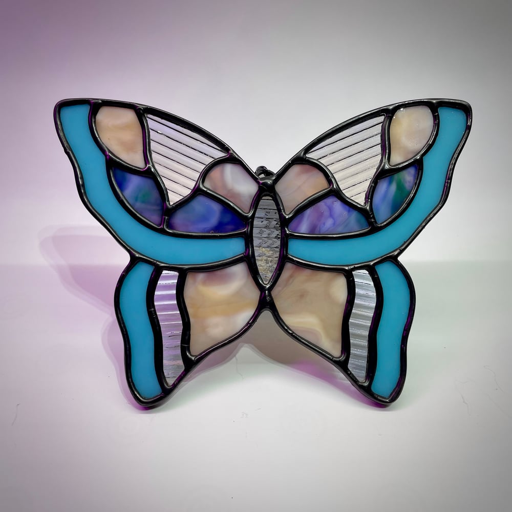 Image of Prismatic Butterfly- Blue