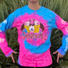 My little unicorn pink/blue tye dye 