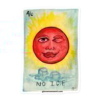 ☀️ NO ICE (El Sol) – Sticker