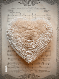 Image 2 of Antique White Heart Candy Boxes (2 options)