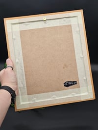 Image 8 of Large-  STATEMENT PIECE "1800's Dante Inferno Gustave Dore" page with preserved spider web - B