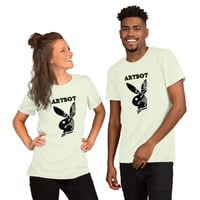 Image 3 of Artbot Playbot in Black Unisex t-shirt