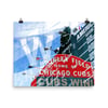 Chicago Cubs Collage Poster