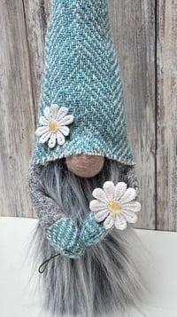 Image 1 of Harris Tweed Wee Luskentyre Gnome daisy gnome