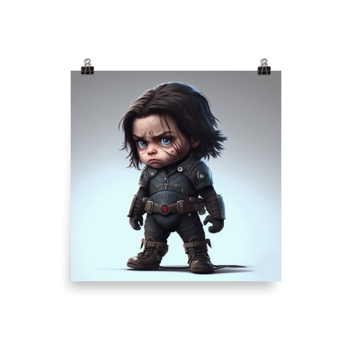 Image of Marvel Babies - The Winter Soldier | Photo paper poster