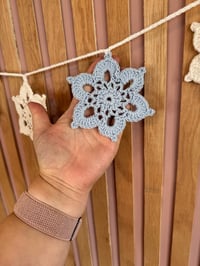 Image 2 of SNOWFLAKE GARLAND