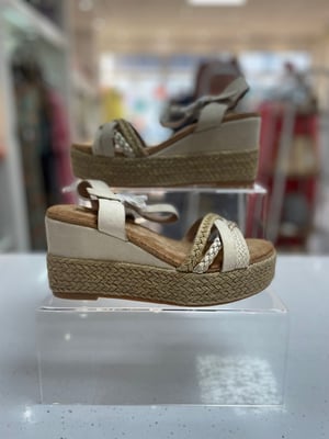 Image of Platform Wedge - Beige