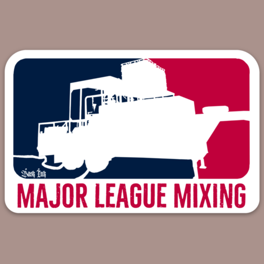 Major League Mixing Sticker 