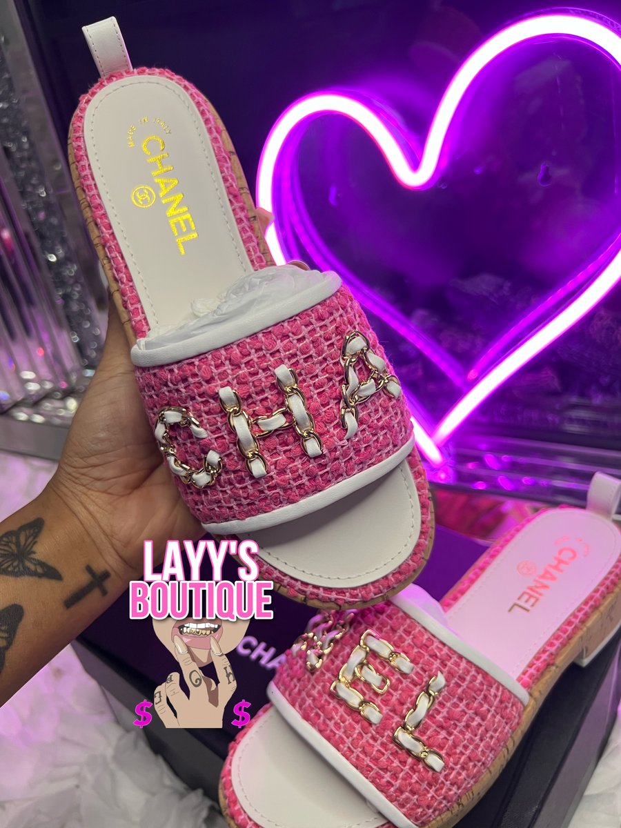 Pink Chanel Sandals Layys Closet