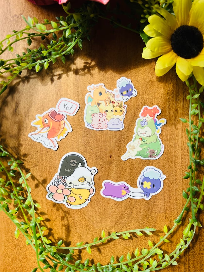 Pokopia Stickers