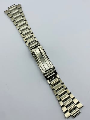 Image of vintage roamer rockshell gents stainless steel watch strap,band,bracelet n.o.s,new.1970's.(RMR-02)