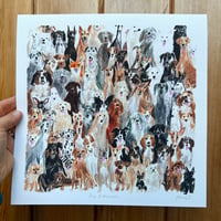 Image 1 of Fox & Hounds - 30x30cm Giclee Print