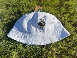Image of Aggie Polo Bulldog “Sullivan St.” Bucket Hat-White