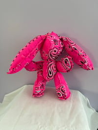 Image 1 of Hot Pink Bandana Bunny 