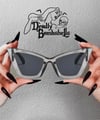 Deadly Bombshell- Grey Cat Eye Sunglasses