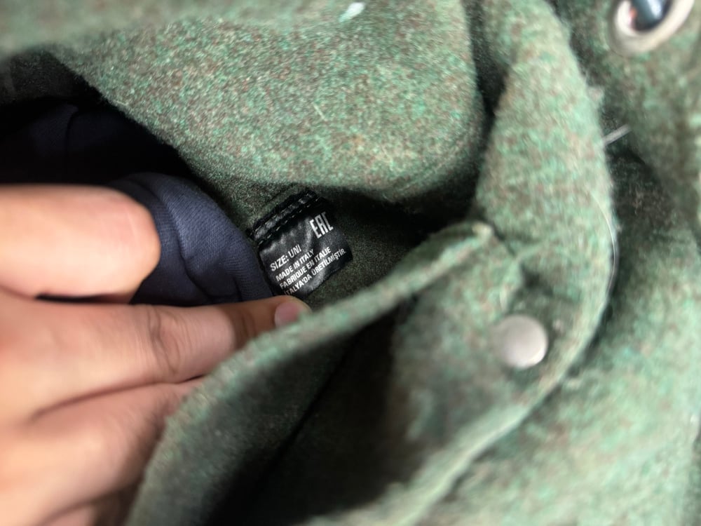 Image of Maison Margiela Wet Felt Army Backpack