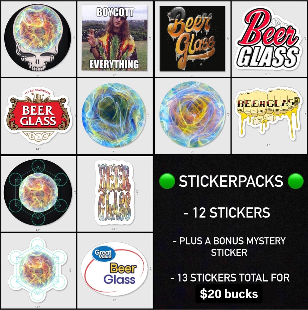 Image of STICKER PACK (12pc) 