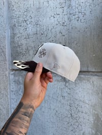 Image 3 of MOCHA BRIM MULTI TONE TORONTO BLUE JAYS CUSTOM FITTED CAP