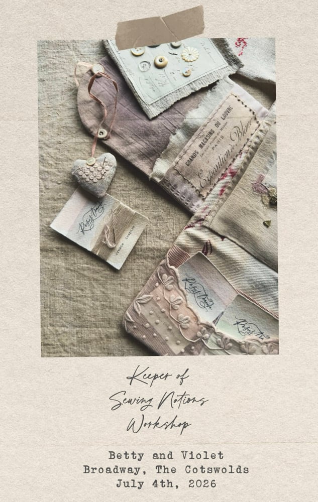 Image of Keeper of Sewing Notions Workshop at Betty and Violet