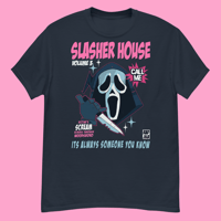 Image 1 of SLASHER HOUSE: GHOST FACE TEE