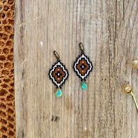 Image 1 of Thicket earrings - Desert no.2