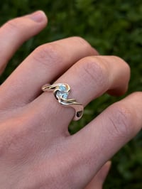 Image 2 of Ring “wavy pear”