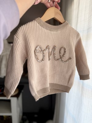 Image of ONE two toned sweater