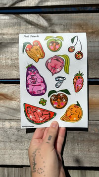 Image 3 of Fruit Friends Sticker Sheet 