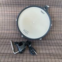 Image 1 of Roland PD-120 • 12" Dual Trigger Mesh Drum Pad • Red • made in USA • with mount and cable