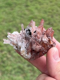 Image 3 of Red Quartz Points Cluster | Guangdong China #3057