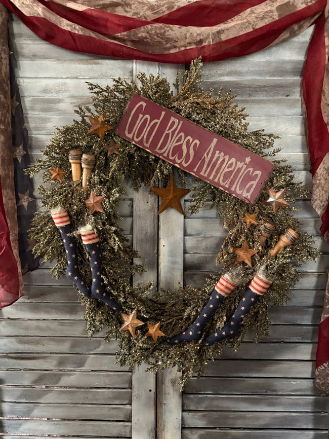 #9 God Bless America Wreath