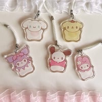"Mini Squishy" Keychain Bling Bags