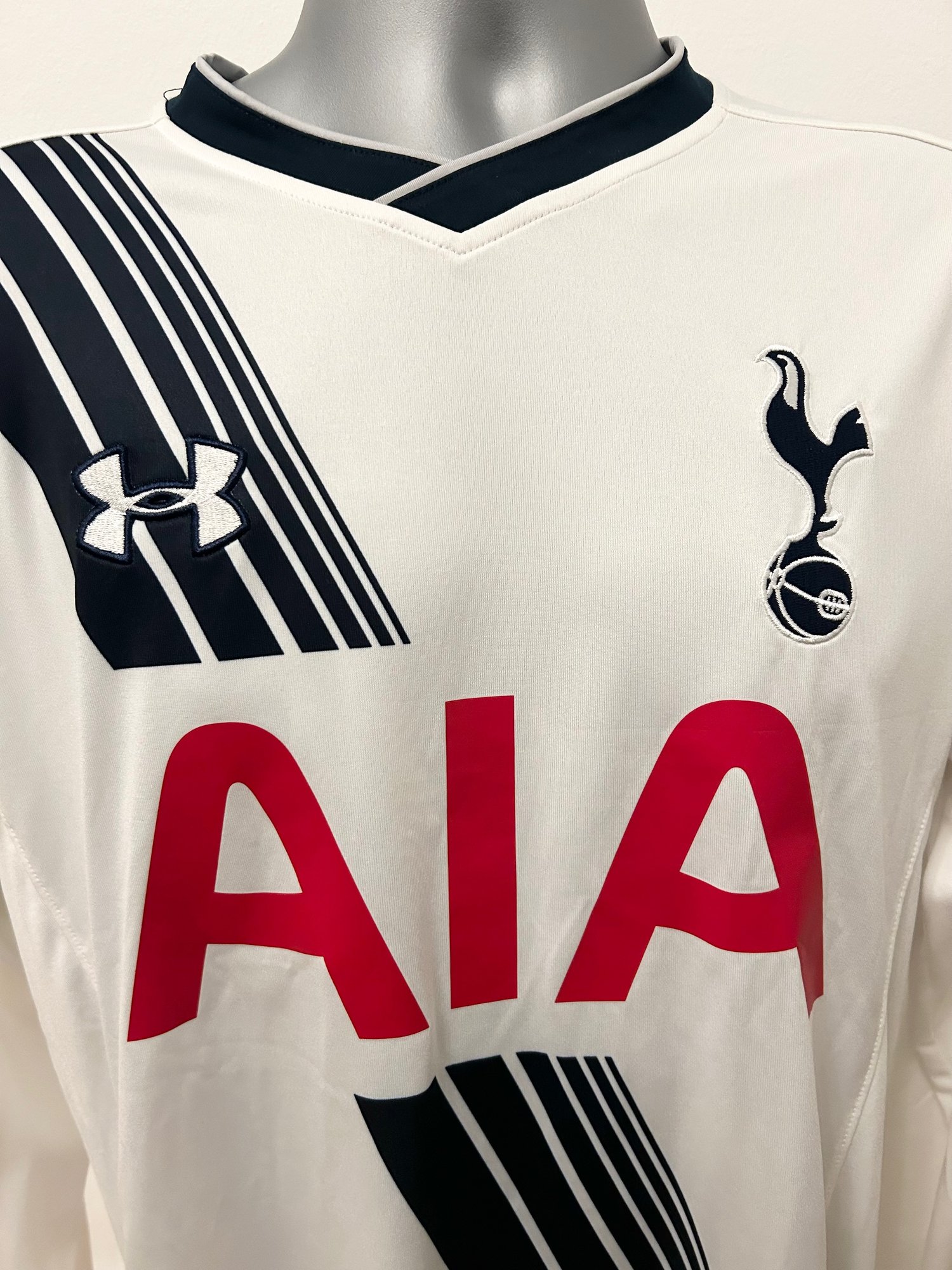 Image of Tottenham Hotspur “ALDERWEIRELD 4” 2015/16 LS Home Shirt + patches (L)