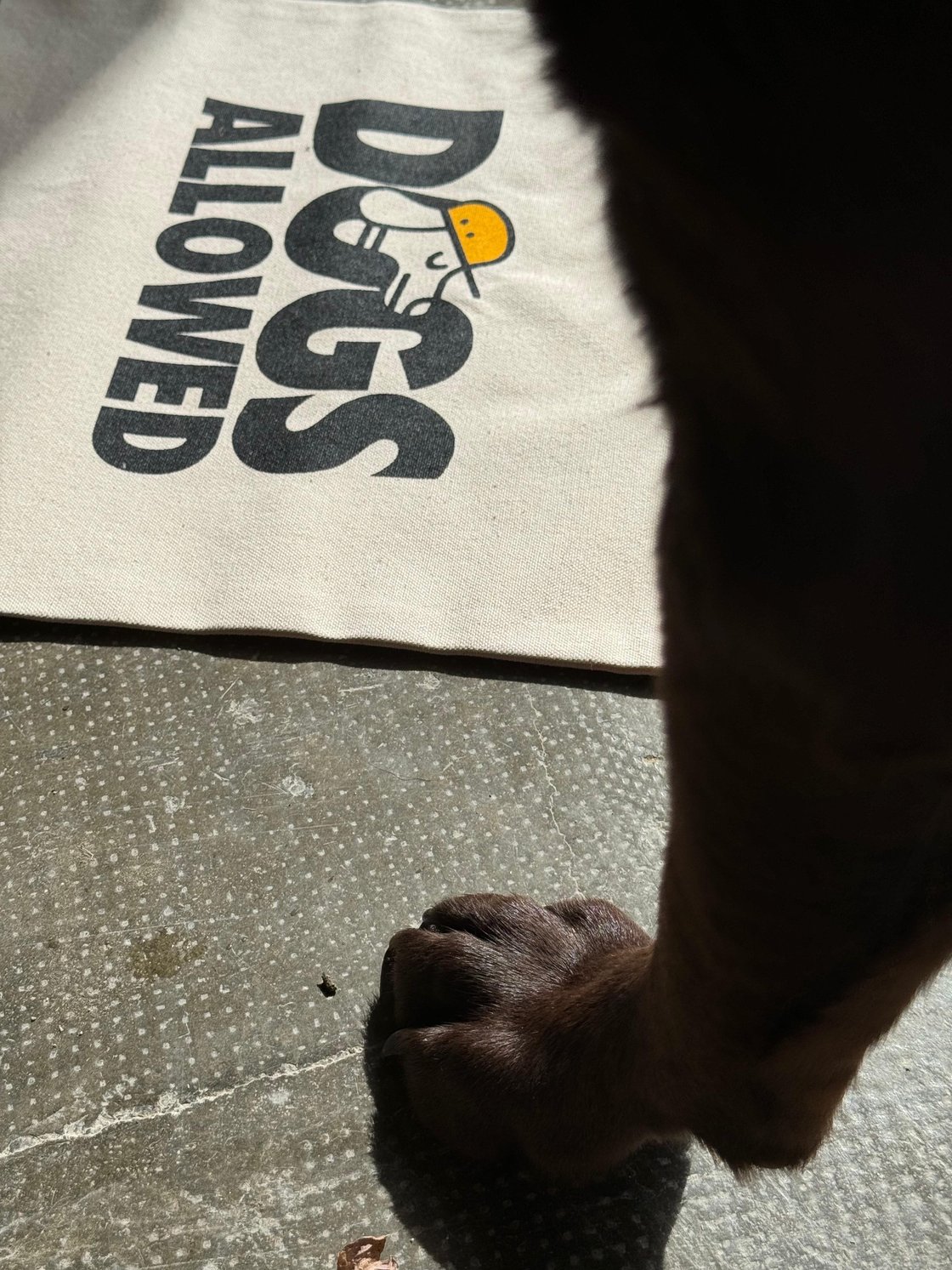 Image of DOGS ALLOWED Cotton Tote Bag