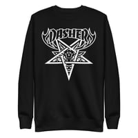 Image 1 of DASHERGRAM Unisex Premium Sweatshirt BLACK