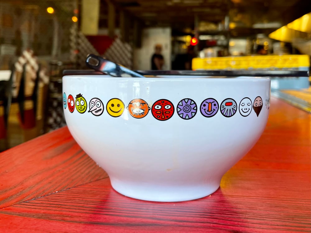 Image of Happy Face Ramen Bowl Set
