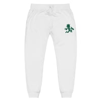 Image 2 of Weed Man embroidered fleece sweatpants