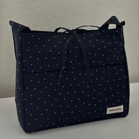 Image 1 of Black Polka Dot Crossbody Bag