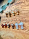  CRYSTAL MUSHROOM // Build Your Own // Earrings 