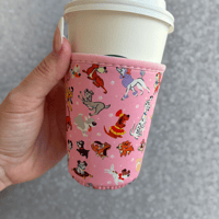 Pink Classic Pup Sip Sleeve | Matching Accessories Available