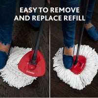 Image 9 of O-Cedar EasyWring Microfiber Spin Mop with Bucket System