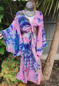 Image 1 of Athena Maxi Skirt /Top Set - waist 40 inches not tied pink