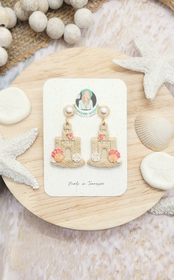 Image of Sunkissed Sandcastle Dangles 