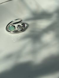 Image 2 of Triple Ring mit Perle, Rubin, Opal
