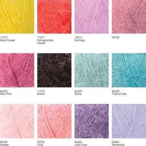 Image of Antique Rose Picot Brim Fuzzy Bonnet