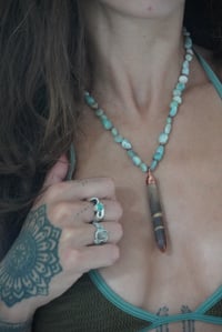 Image 1 of Coastal Stone- Necklace (sea urchin spike)