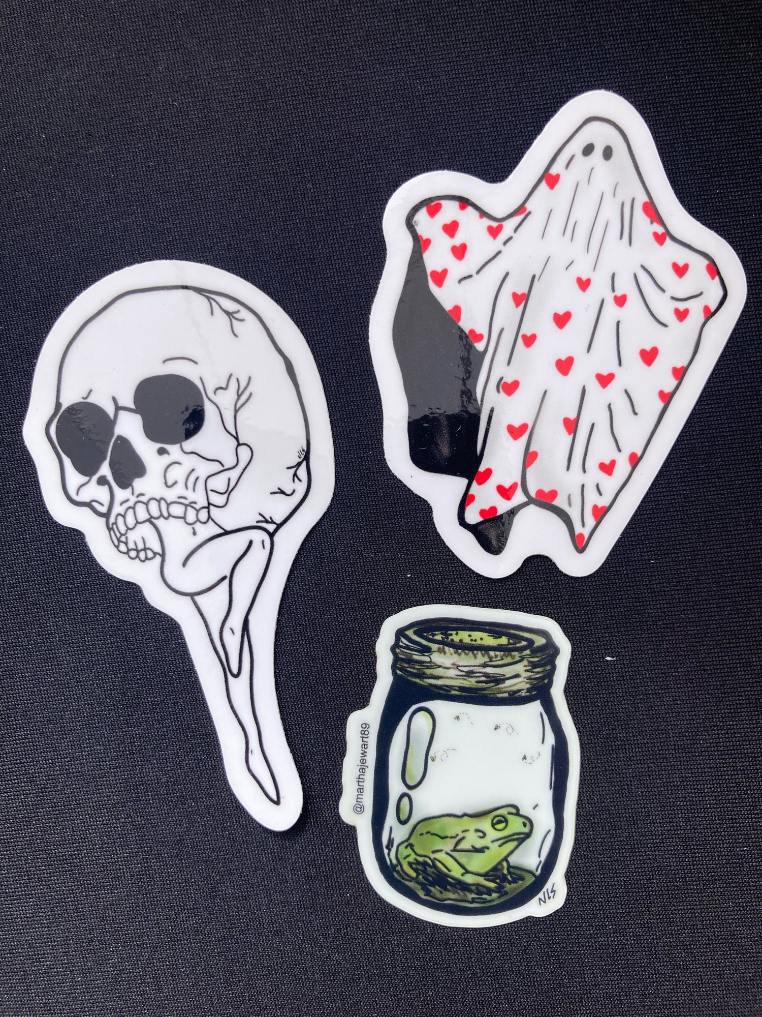 Spooky stickers