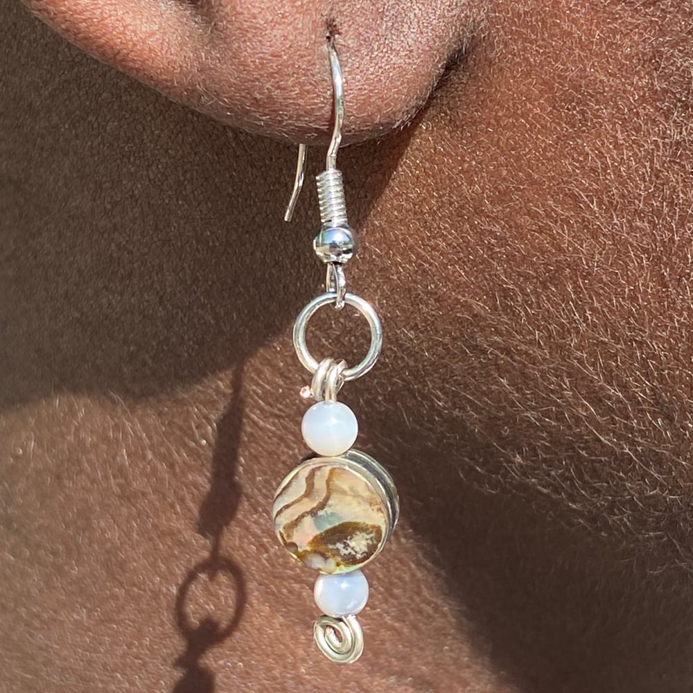 Image of seashore earrings