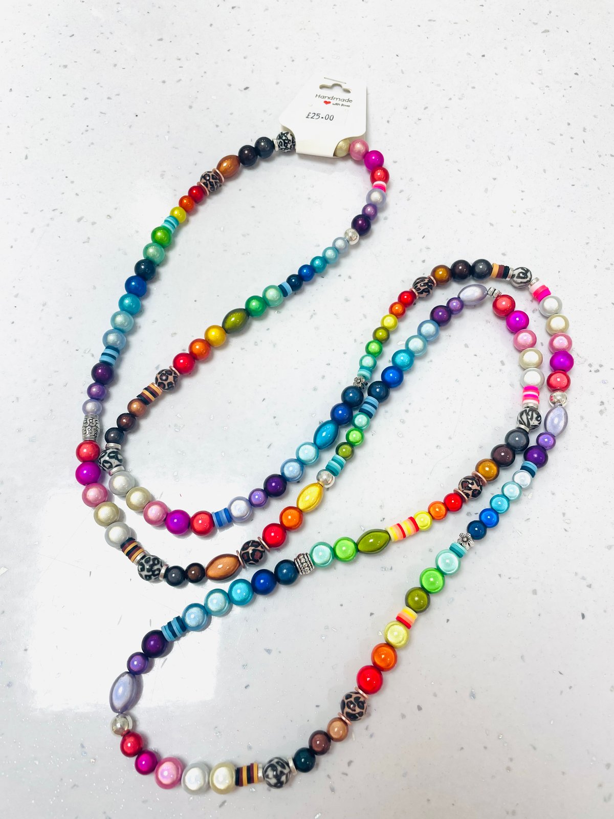 Glow bead deals necklaces